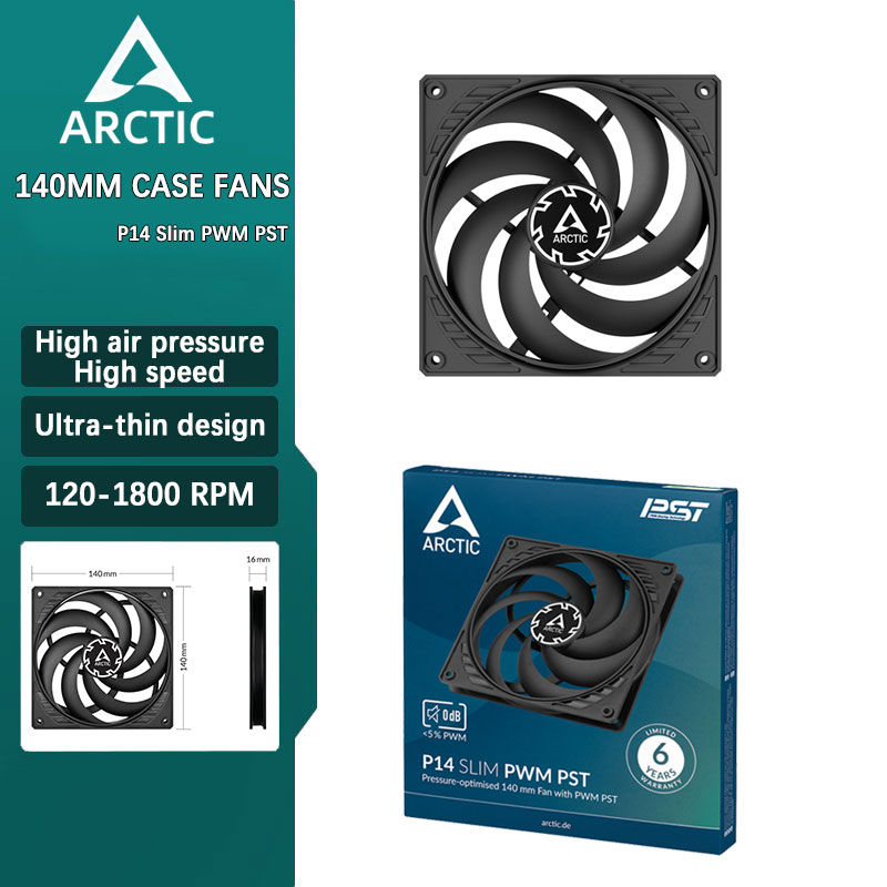 Case Fan Controller - ARCTIC P14 Slim PWM PST Ventola