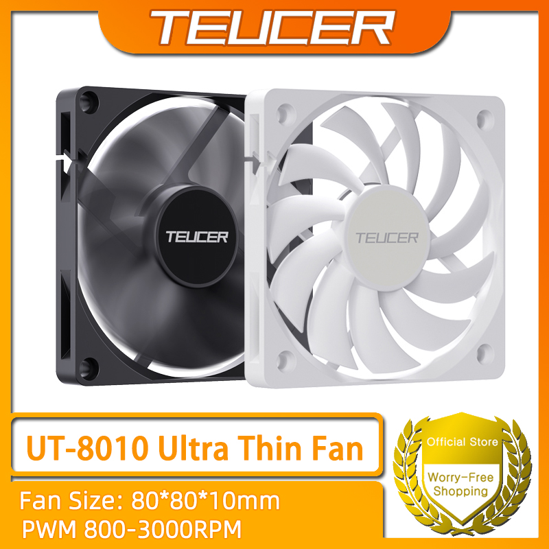 Pc Chassis - TEUCER UT-8010 Ventola da telaio ultrasottile