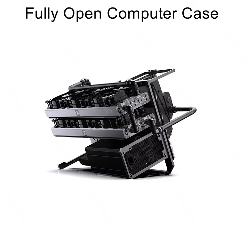 Aluminum Open Frame Test Bench Water Cooling - B-CE-X Telaio Aperto per Raffreddamento ad