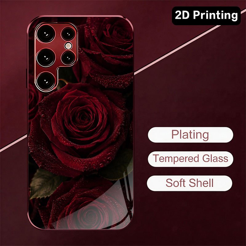 Computer Case - Custodia per telefono in vetro con